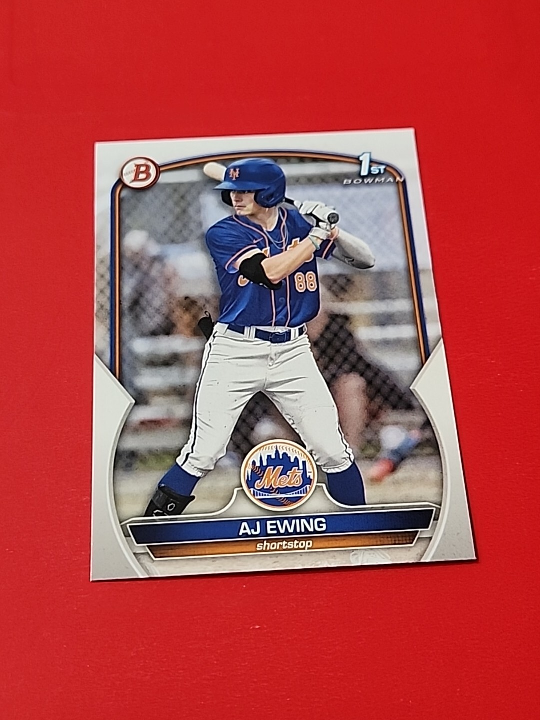 2023 Bowman Draft Paper Base BD-152 AJ Ewing – New York Mets
