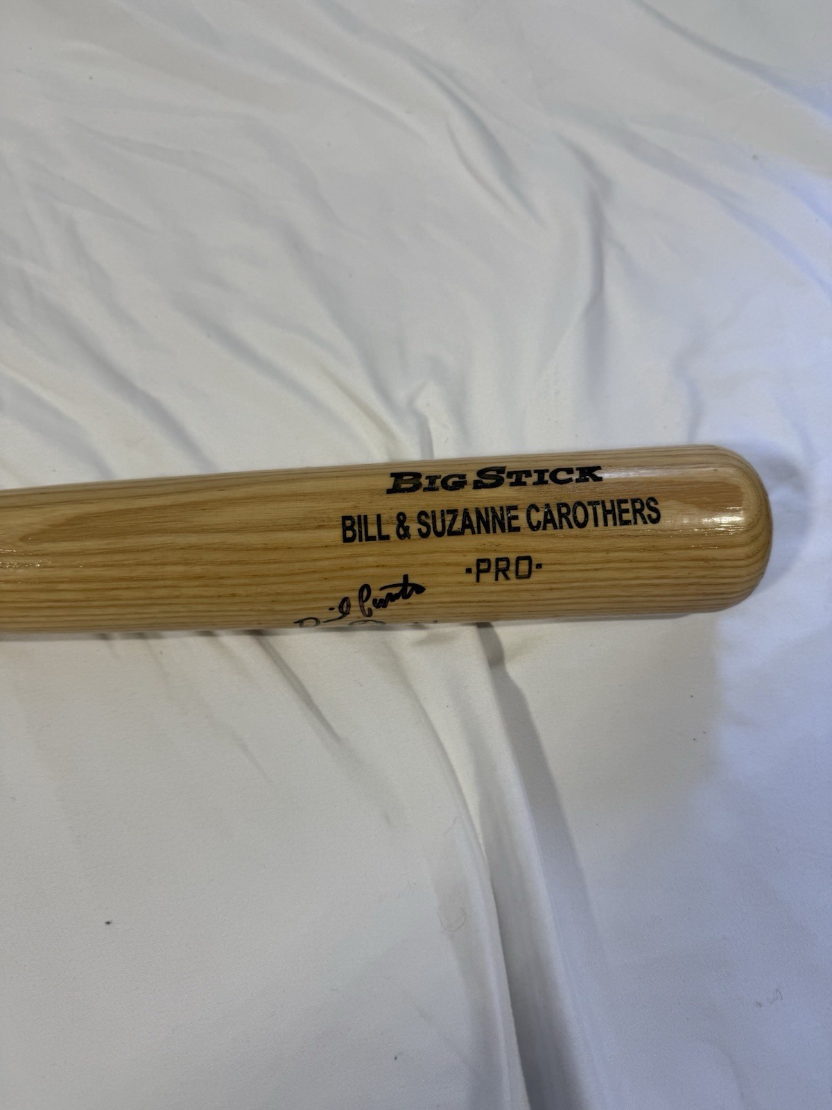 Rawlings Big Stick Adirondack Pro Model Wood Baseball Bat 33” Unknown Autograph