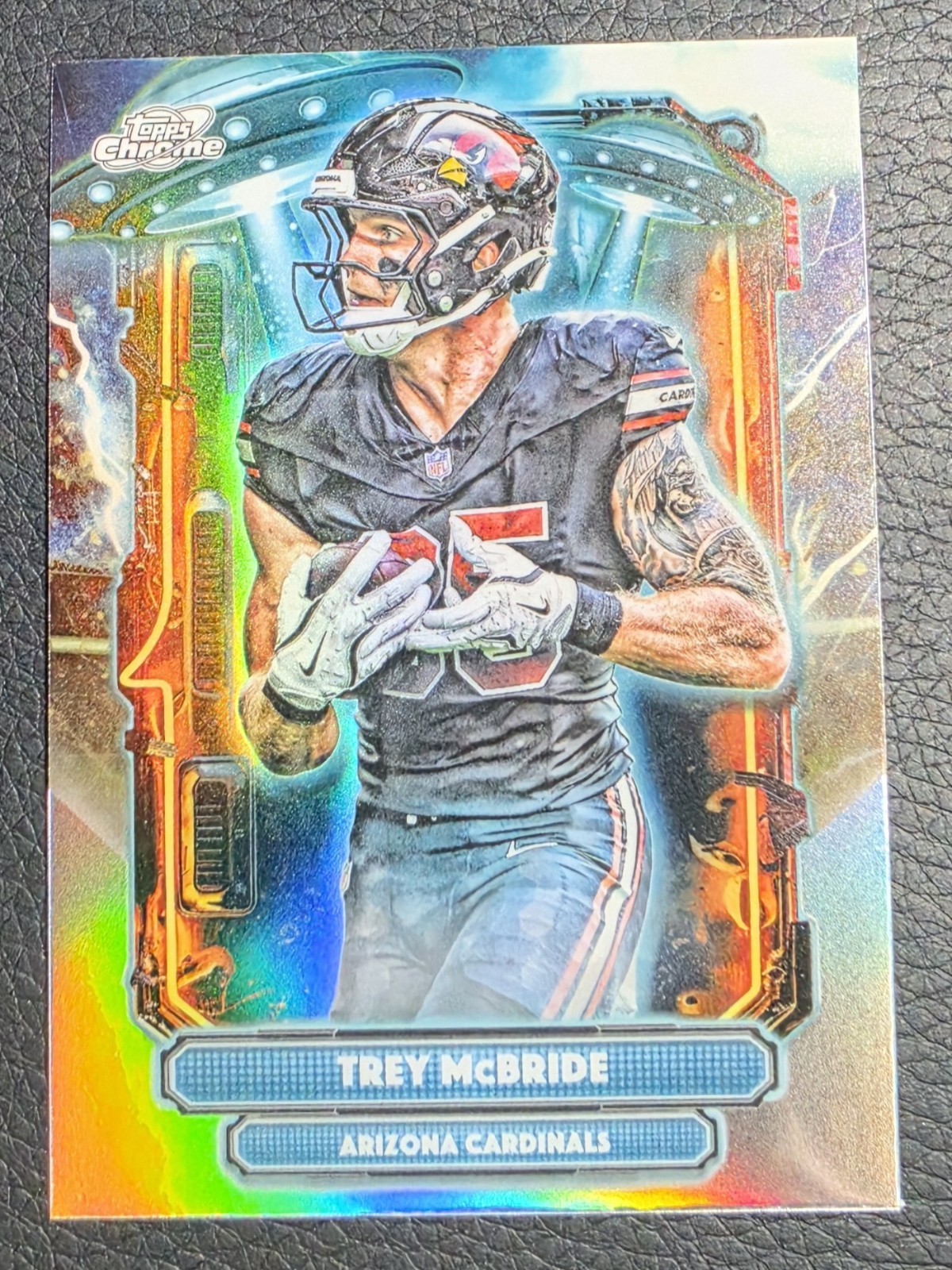 2025 Topps Chrome Cosmic #ET-16 Trey McBride Extraterrestrial Talent Cardinals