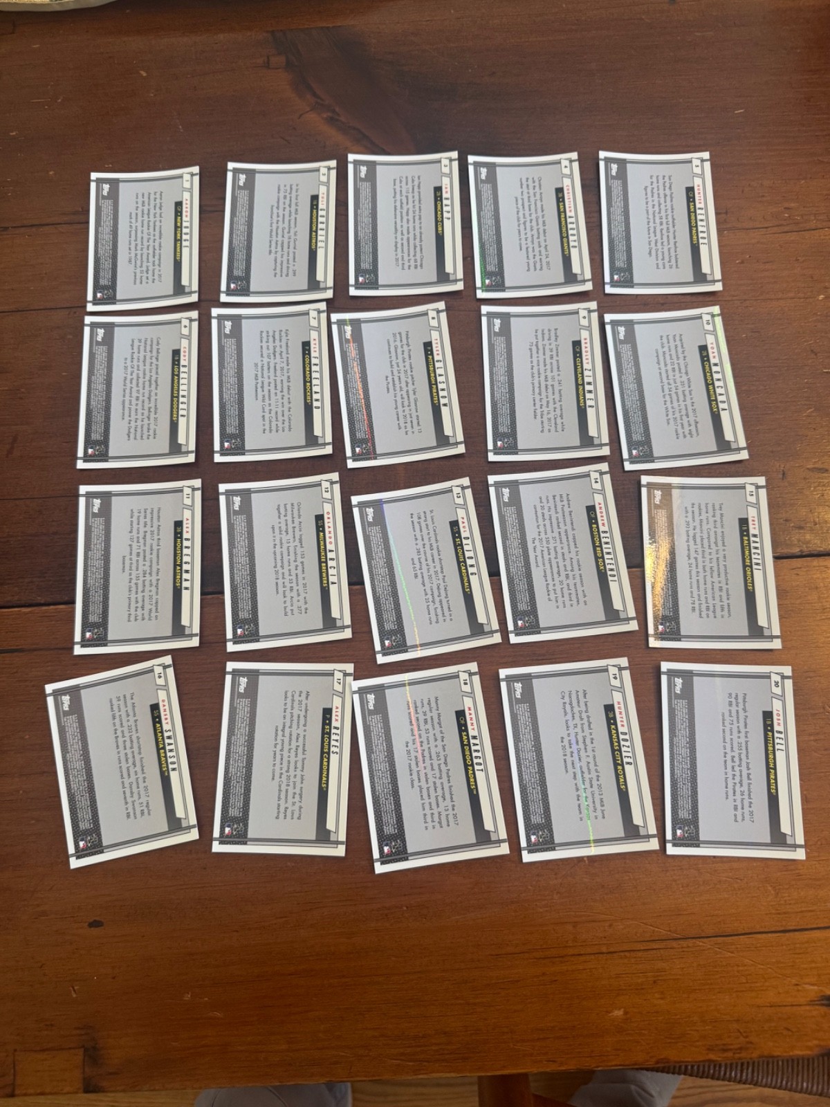 2017 Topps On Demand #12 ROOKIE CLASS 20 Card Full Set-2828 Made w/Judge RC