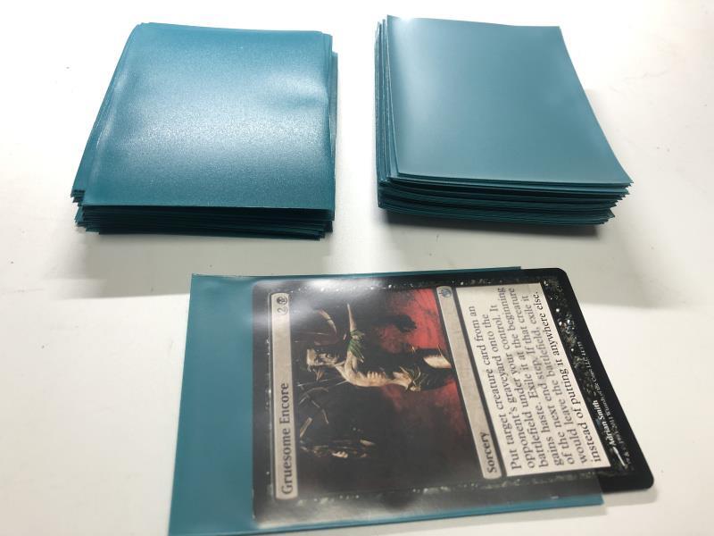 Lenayuyu 100pcs Petrolblue Protector Standard MTG Card Sleeves 66x91mm Matte