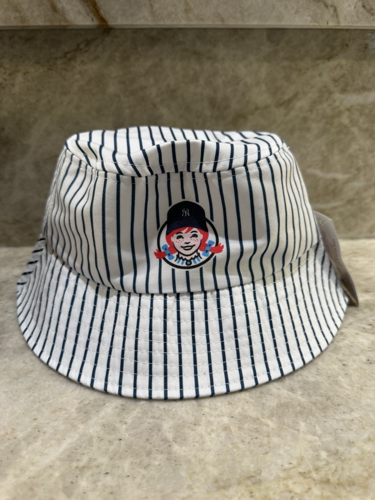 New York Yankees x Wendy’s Bucket Hat ONE SIZE FITS MOST Pinstripes 2025 SGA