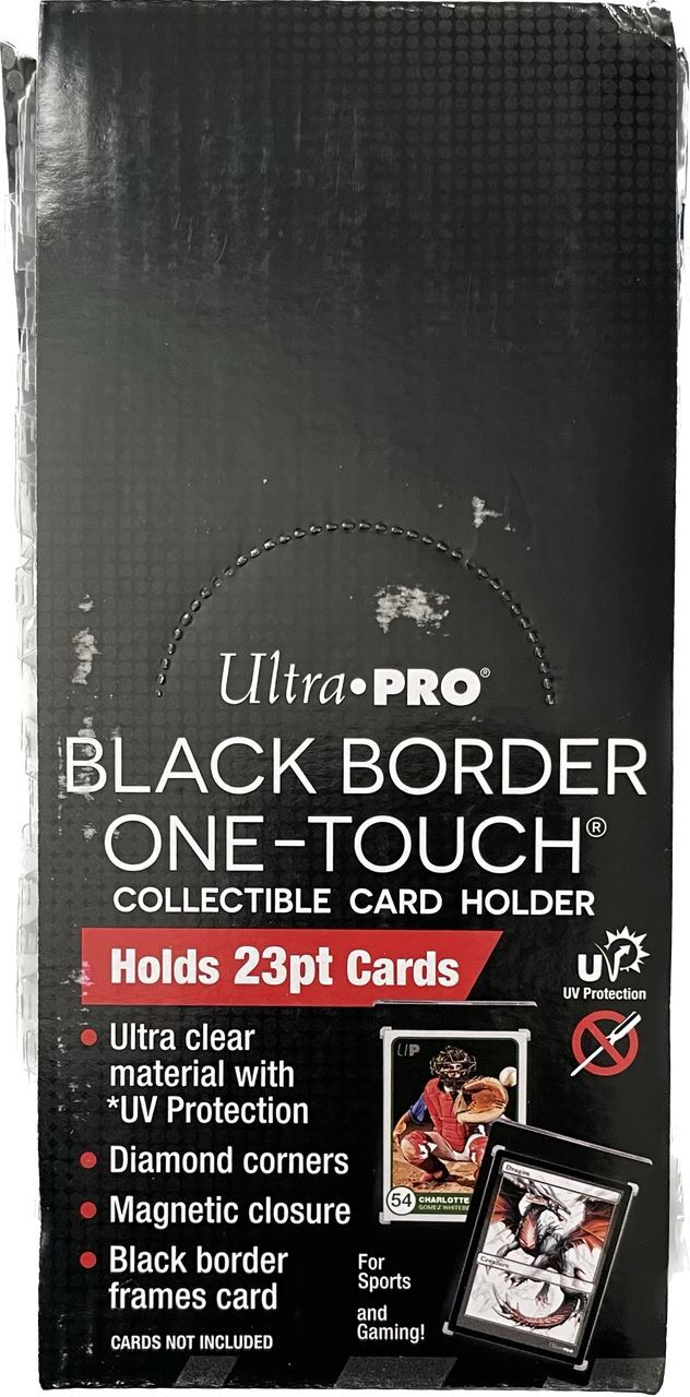 Ultra Pro 23PT Black Border UV ONE-TOUCH Magnetic Holder – 25ct – POKEMON