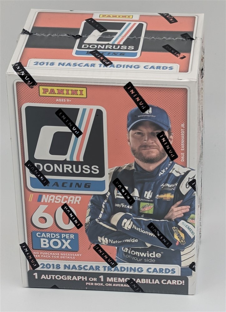 Factory Sealed Blaster Box 2018 Panini Donruss NASCAR Racing Cards