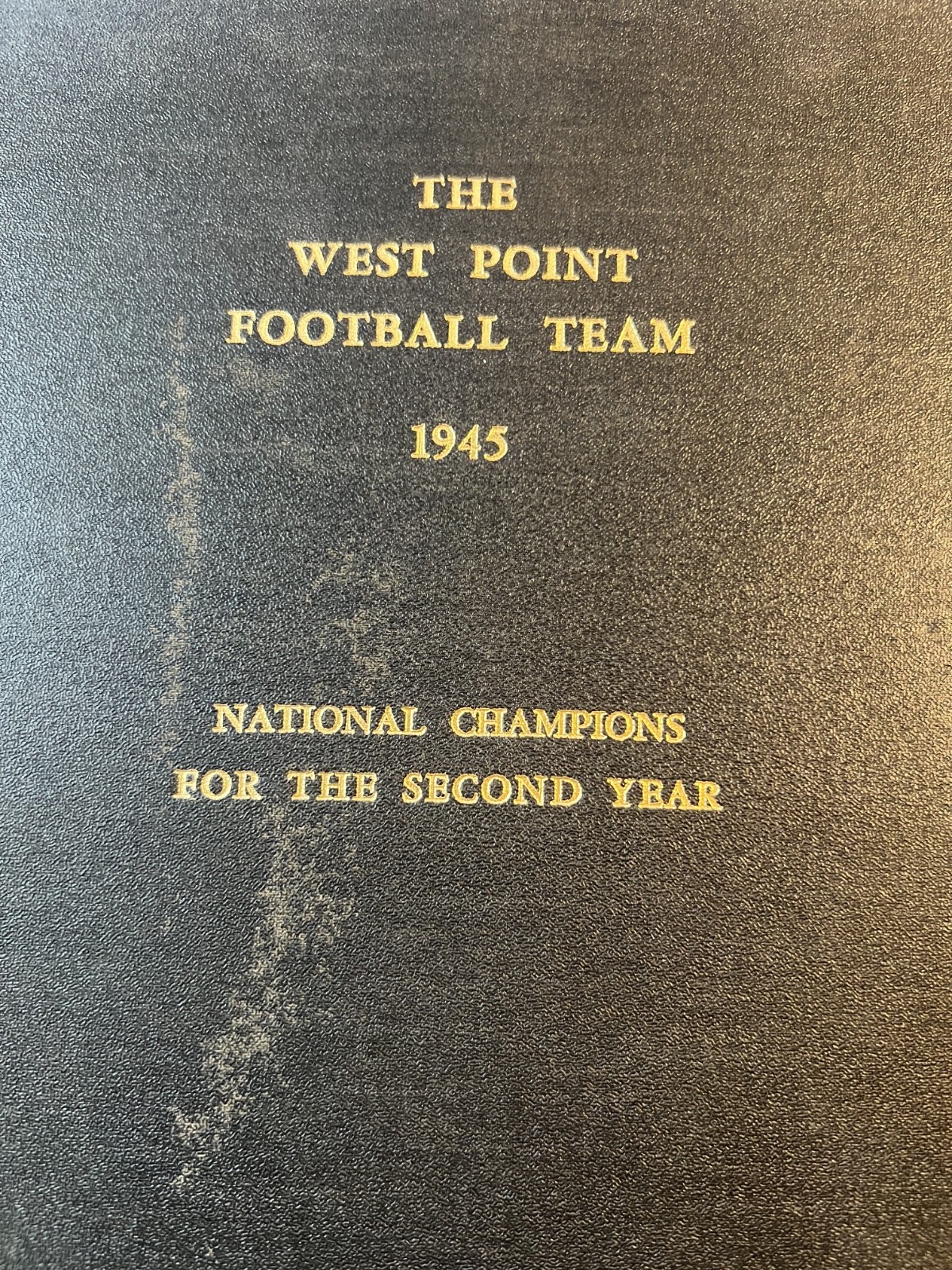 1945 ARMY WEST POINT FOOTBALL NATIONAL CHAMPIONSHIP BOOK LIMITED TO 200 COPIES