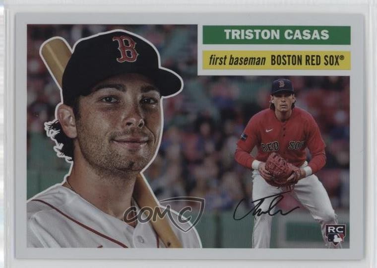 2023 Archives 1956 Topps Rainbow Foil 195/199 Triston Casas #58 Rookie RC 14sr