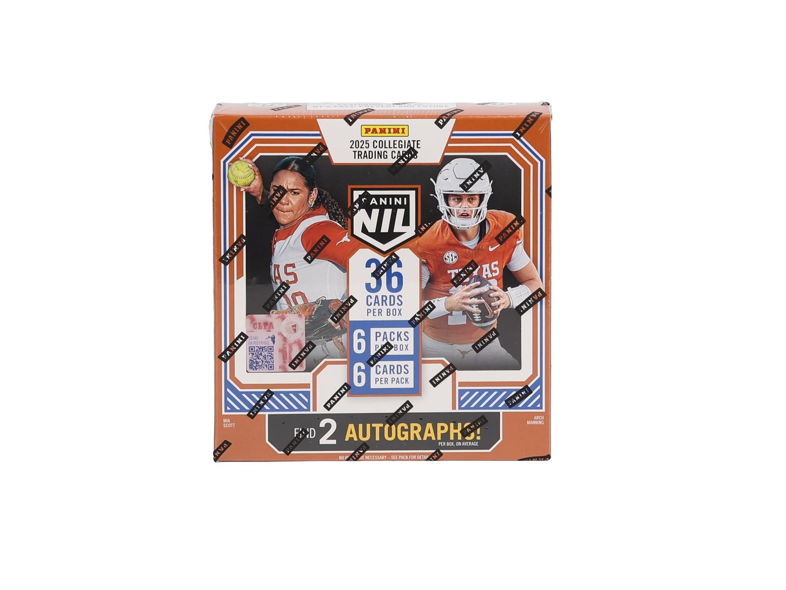 2025 PANINI NIL TEXAS LONGHORNS HOBBY BOX
