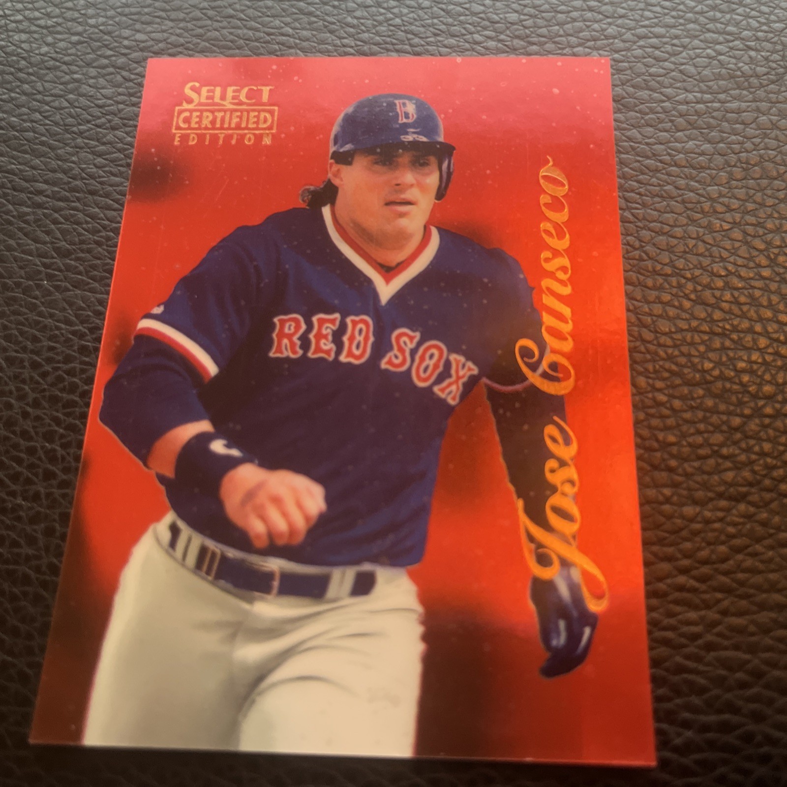 1996 Select Certified Edition – Jose Canseco #98 Red /1800 See Scans Red Sox