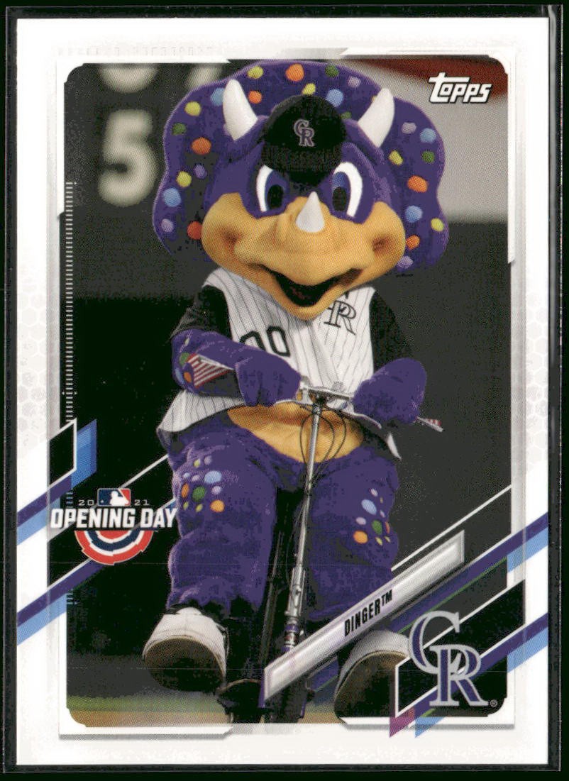 2021 Topps Opening Day #M-4 Dinger Mascots