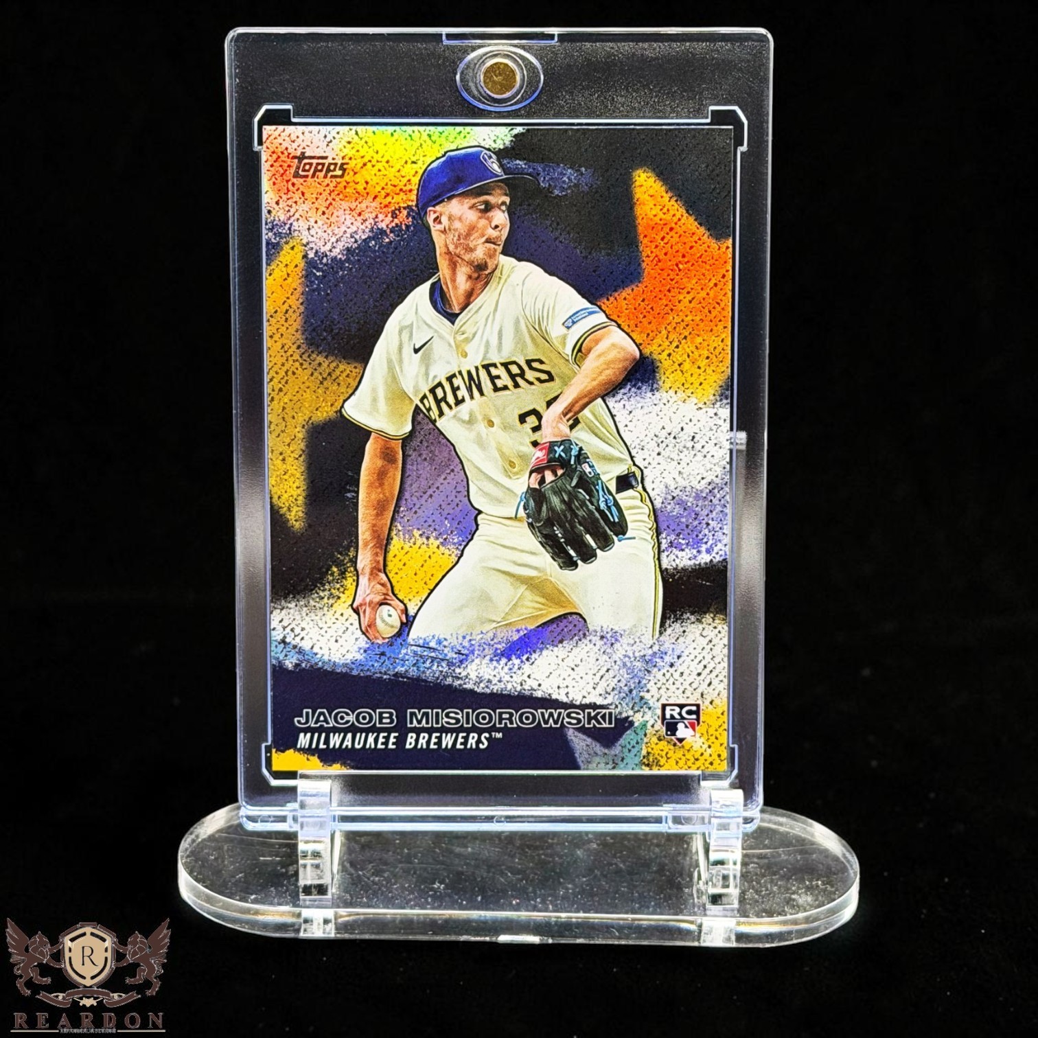 RARE Jacob Misiorowski Brewers Prospect COLOR Splash RC Rookie Insert HOT SP!
