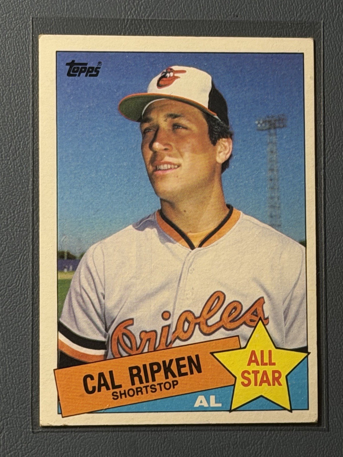 1985 Topps – All-Star Cal Ripken #704 Baltimore Orioles HOF