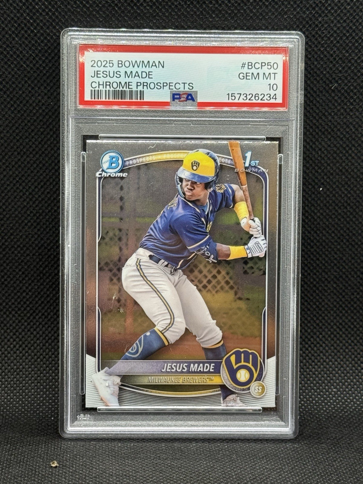 2025 Bowman Chrome Prospects Jesus Made #BCP-50 PS A 10