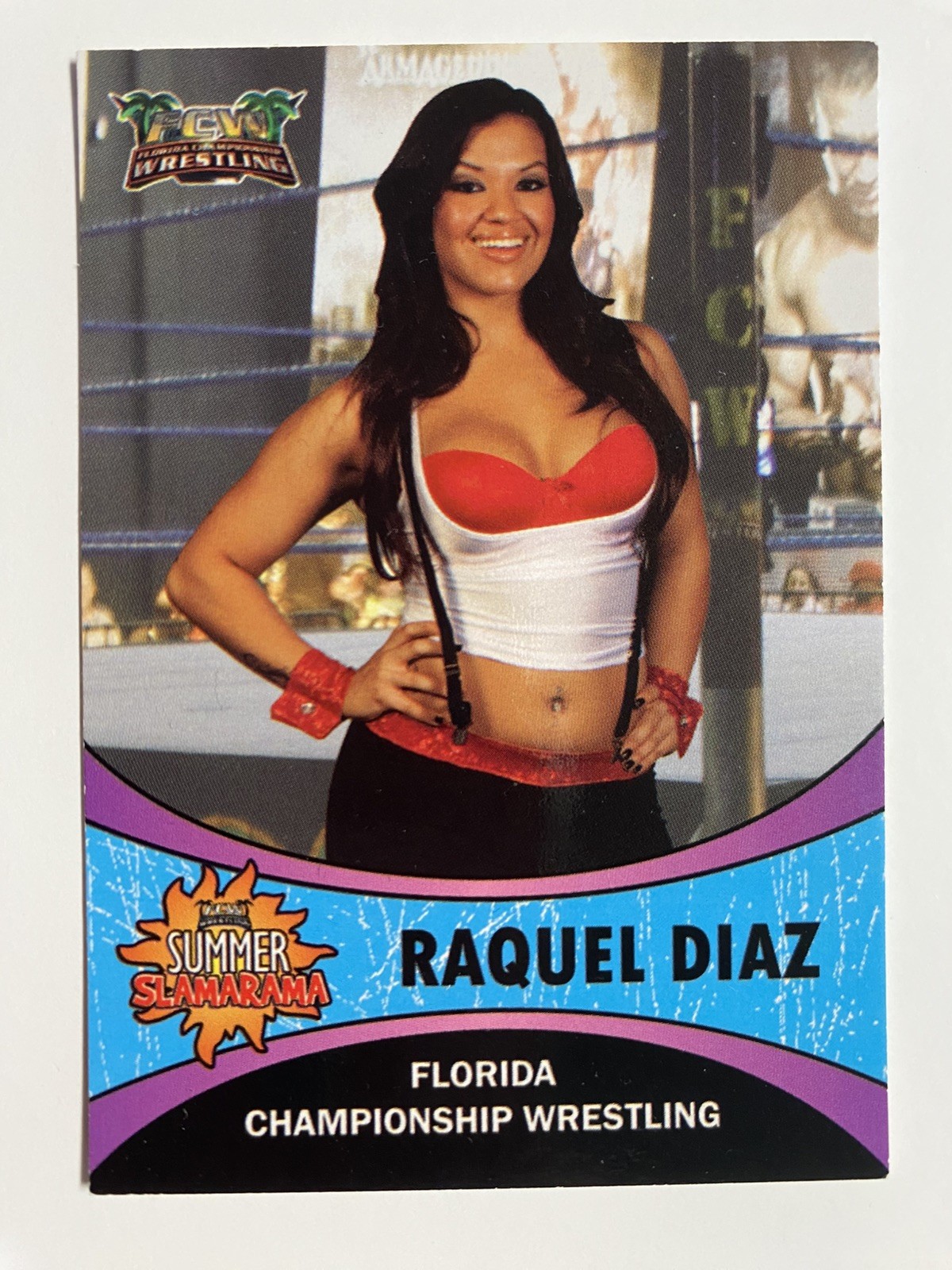 RAQUEL DIAZ (SHAUL GUERRERO) & AKSANA & CAYLEE TURNER : 2011 FCW Cards = WWE