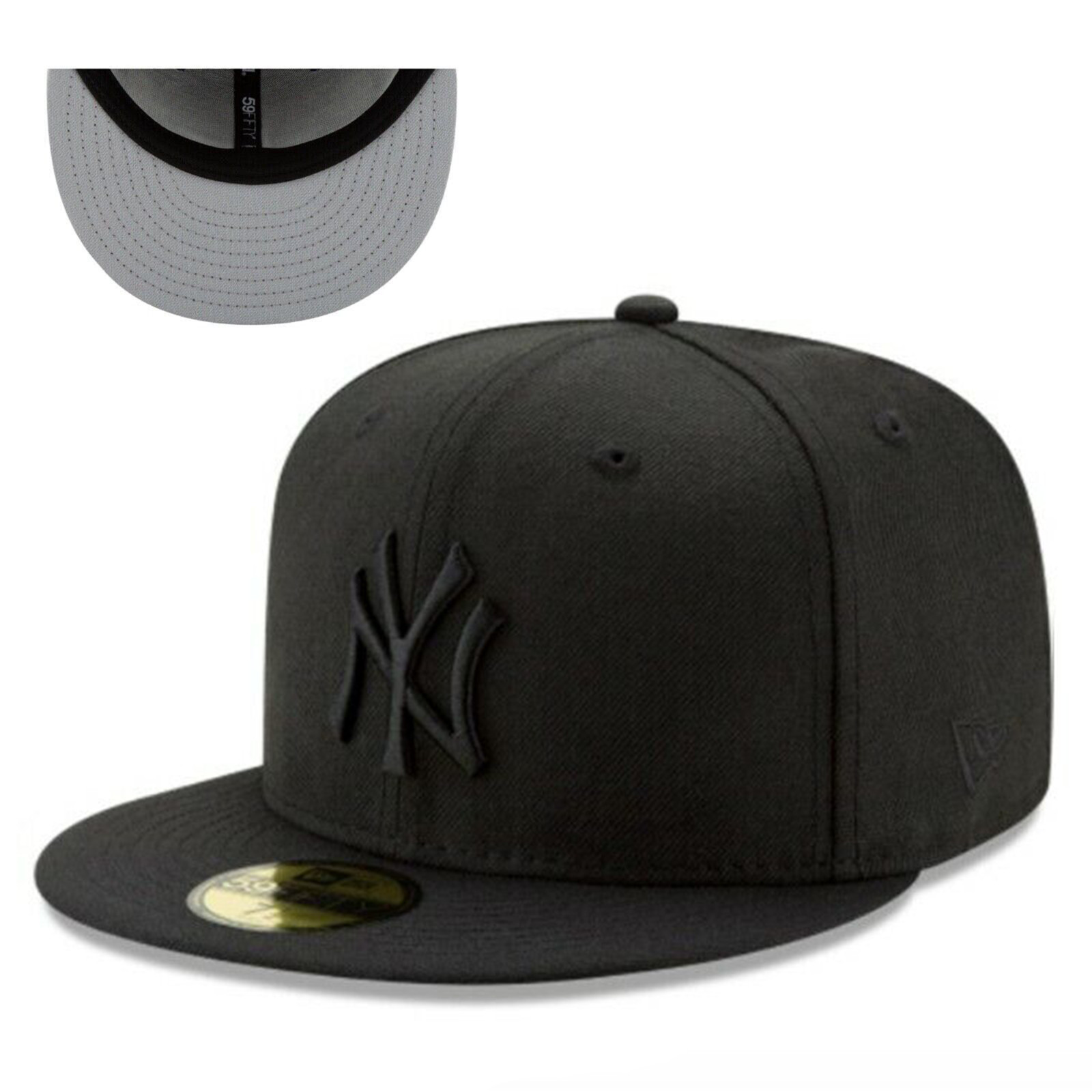 New Era 59FIFTY New York Yankees All Black Fitted Hat