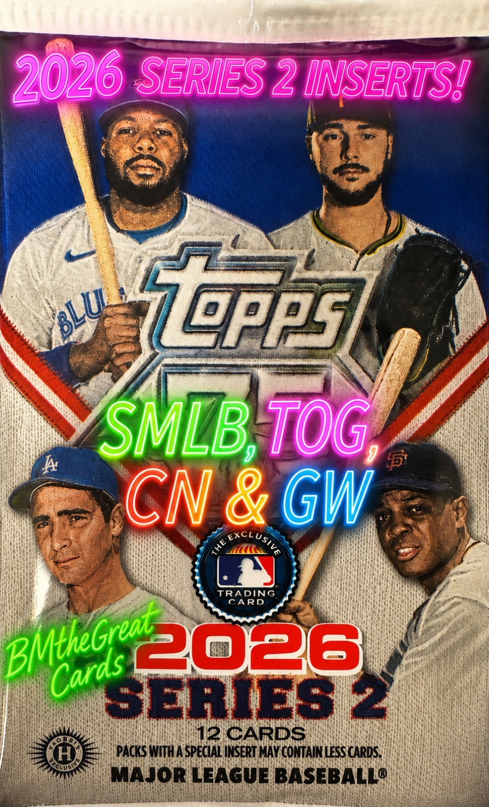2026 Topps Series 2 INSERTS Glove Work, Crooked #s, SMLB & TITANS OF THE GAME