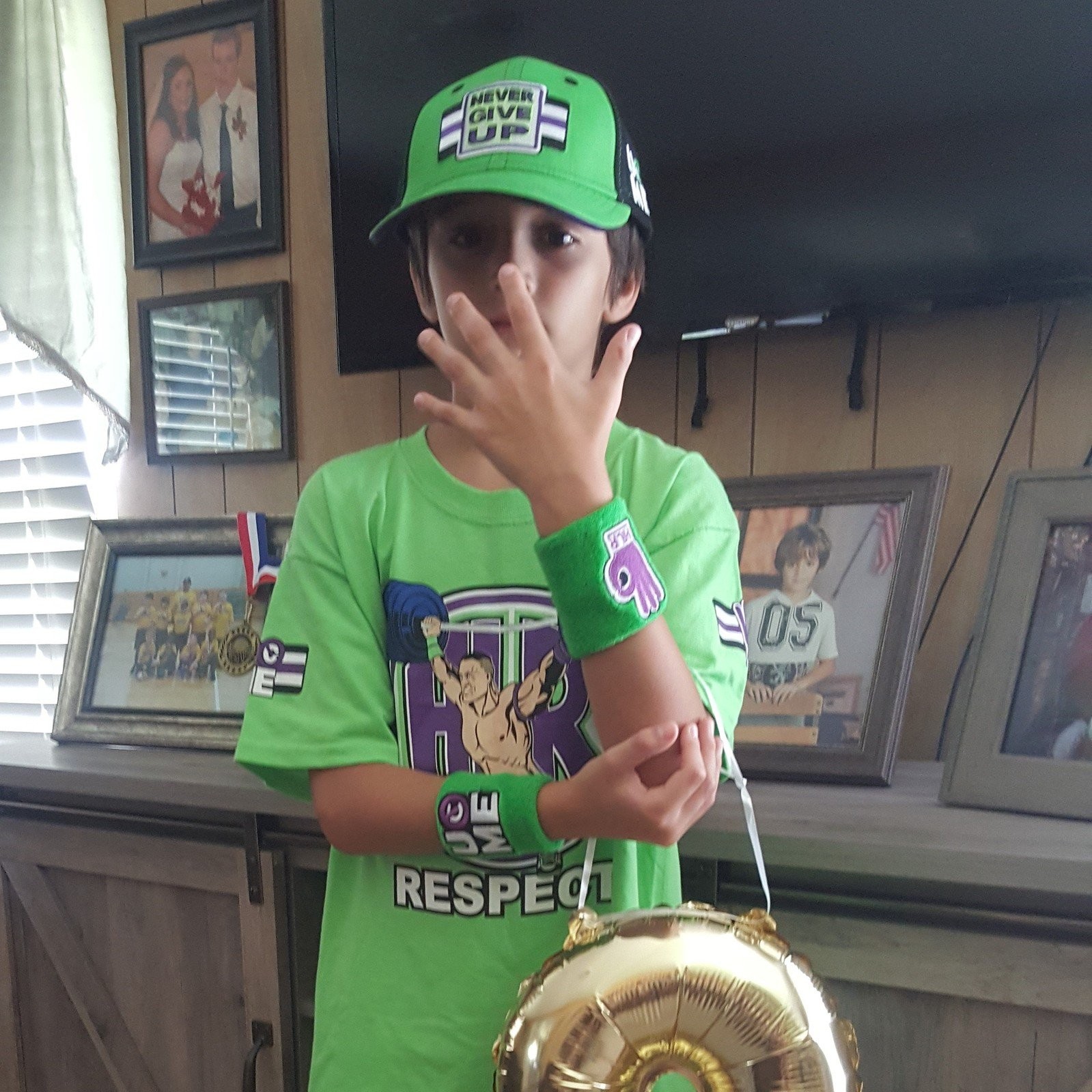 John Cena Cenation Respect Baseball Hat Multi Green