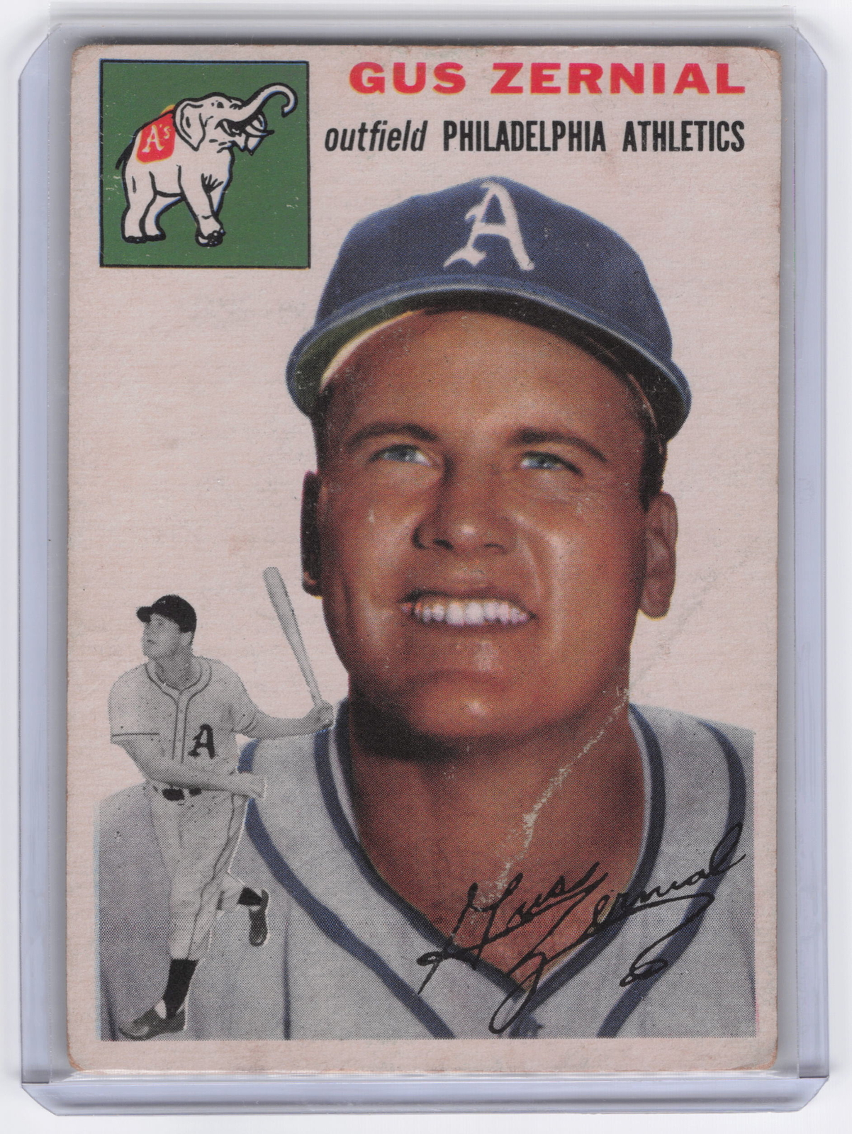 1954 Topps Sports Illustrated #2 Gus Zernial VG
