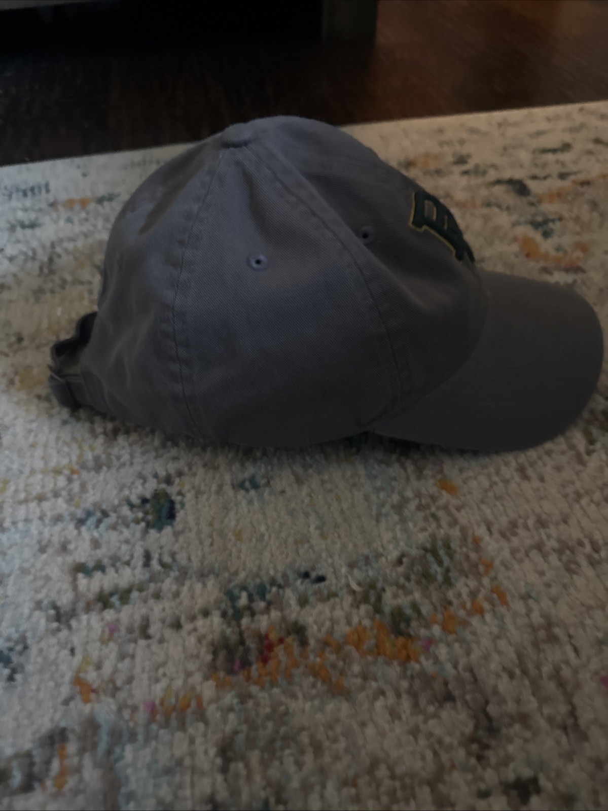 Baylor Bears BU Gray Adjustable Hat Cap NCAA College One Size NWOT