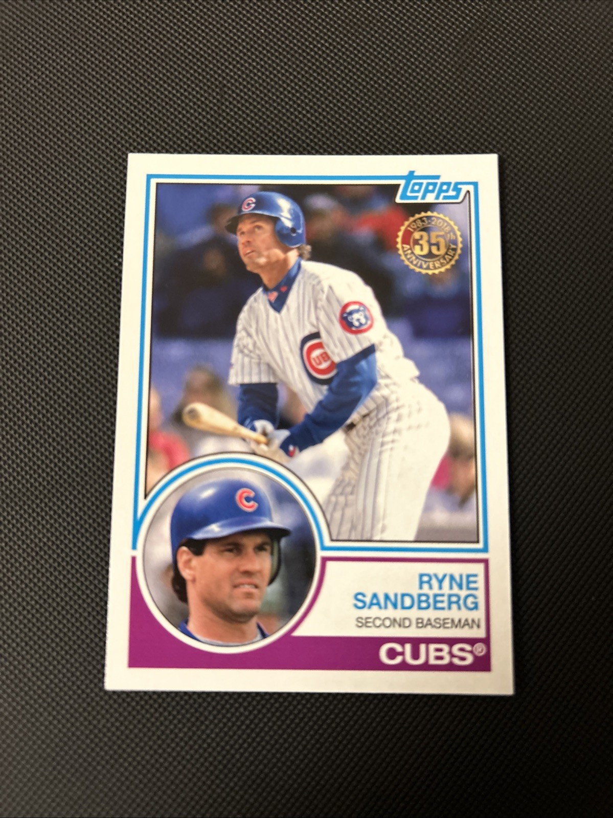 2018 Topps New Era 1983 35th Anniversary Ryne Sandberg #T83-11 Promo