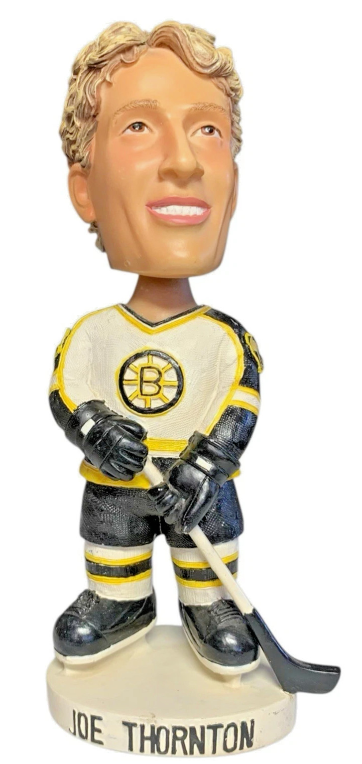 BLOWOUT SALE Joe Thornton Boston Bruins Resin Alexander Bobble Dobble NHL