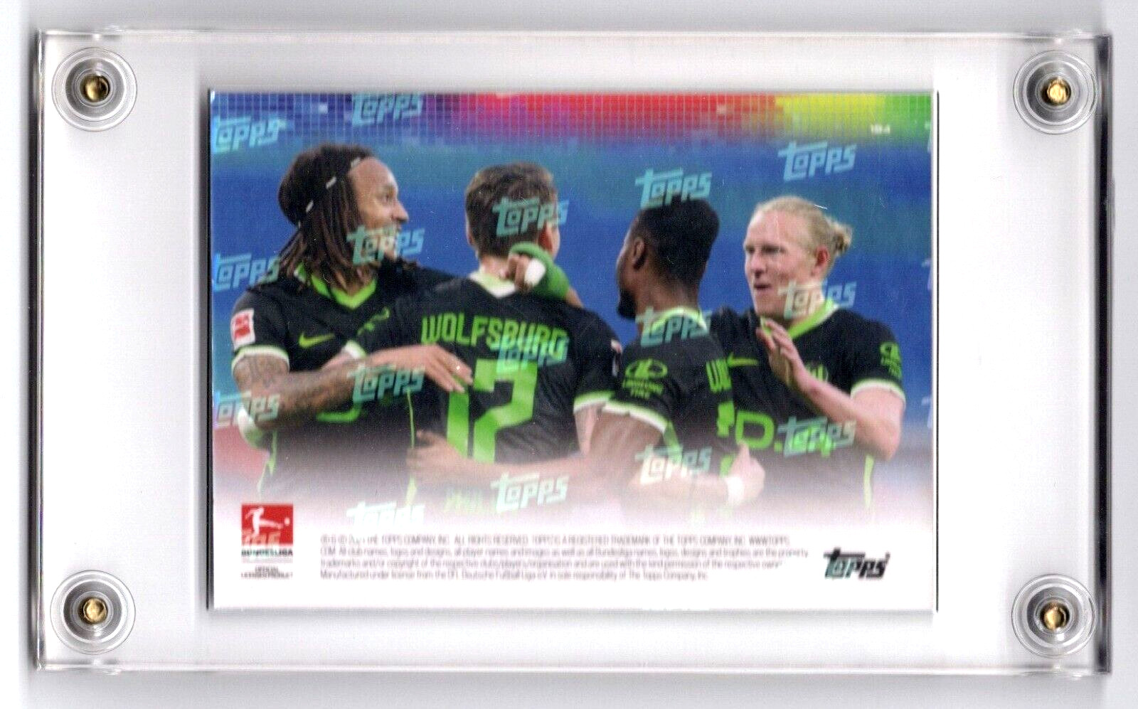 VFL WOLFSBURG 2021 TOPPS NOW SOCCER 194 BUNDESLIGA VERY LOW PRINT RUN = 101