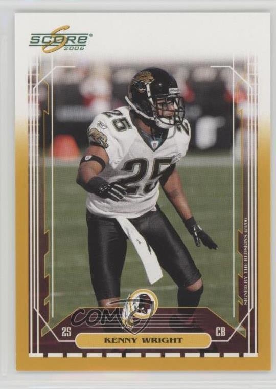2006 Score Gold 351/600 Kenny Wright #307 fm0