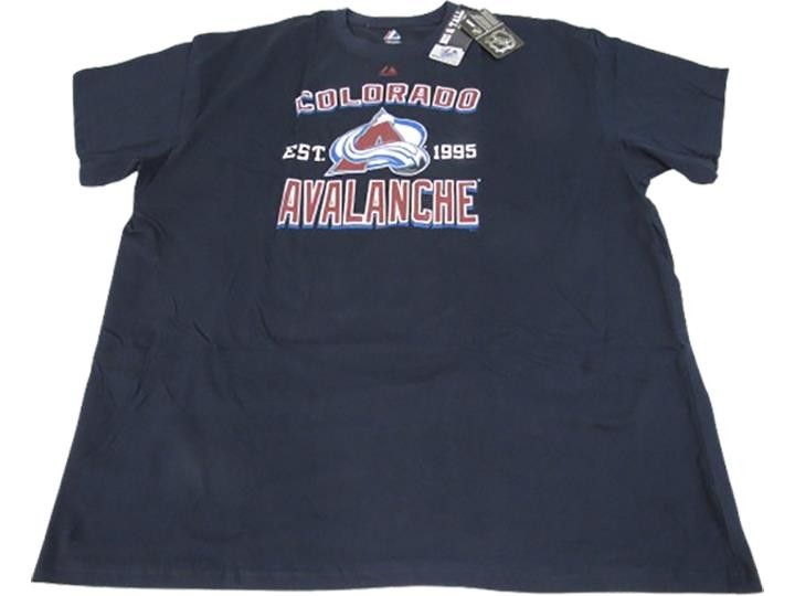 New Colorado Avalanche Mens Sizes 4XL-6XL Blue Majestic Shirt