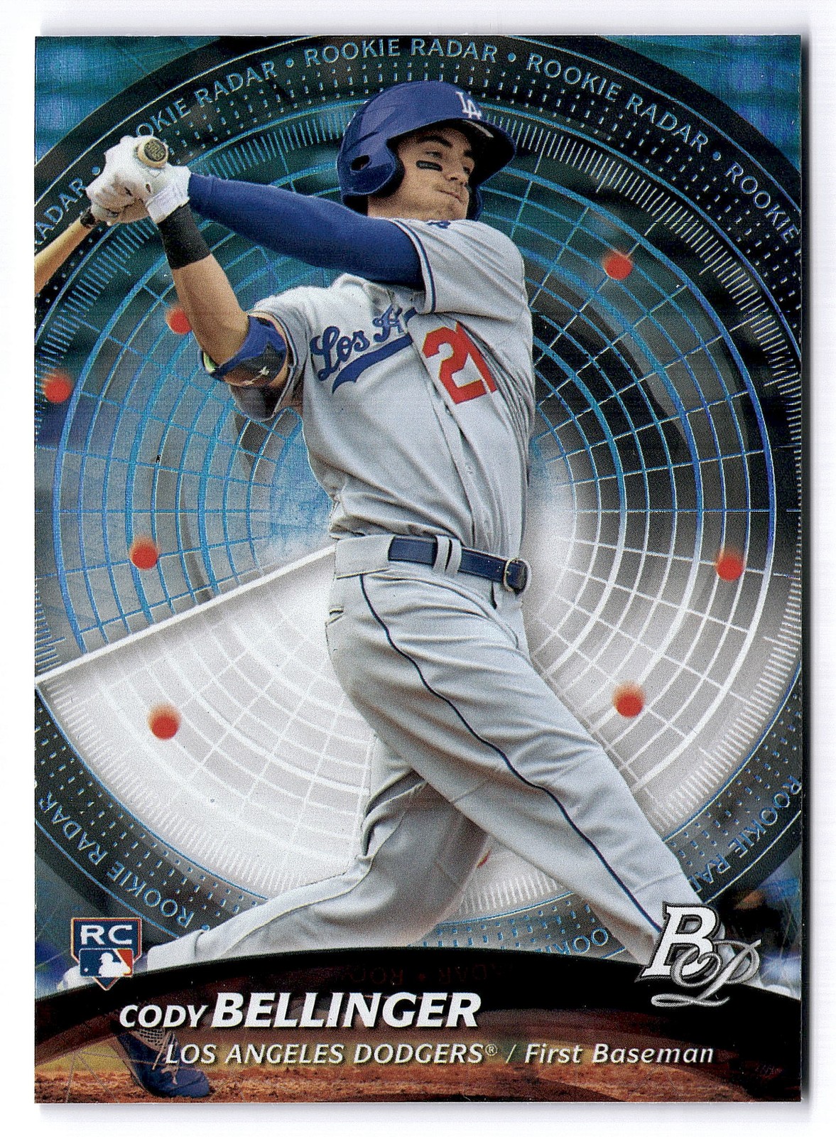 2017 Bowman Platinum #RR-CB Cody Bellinger Rookie Radar RC Los Angeles Dodgers