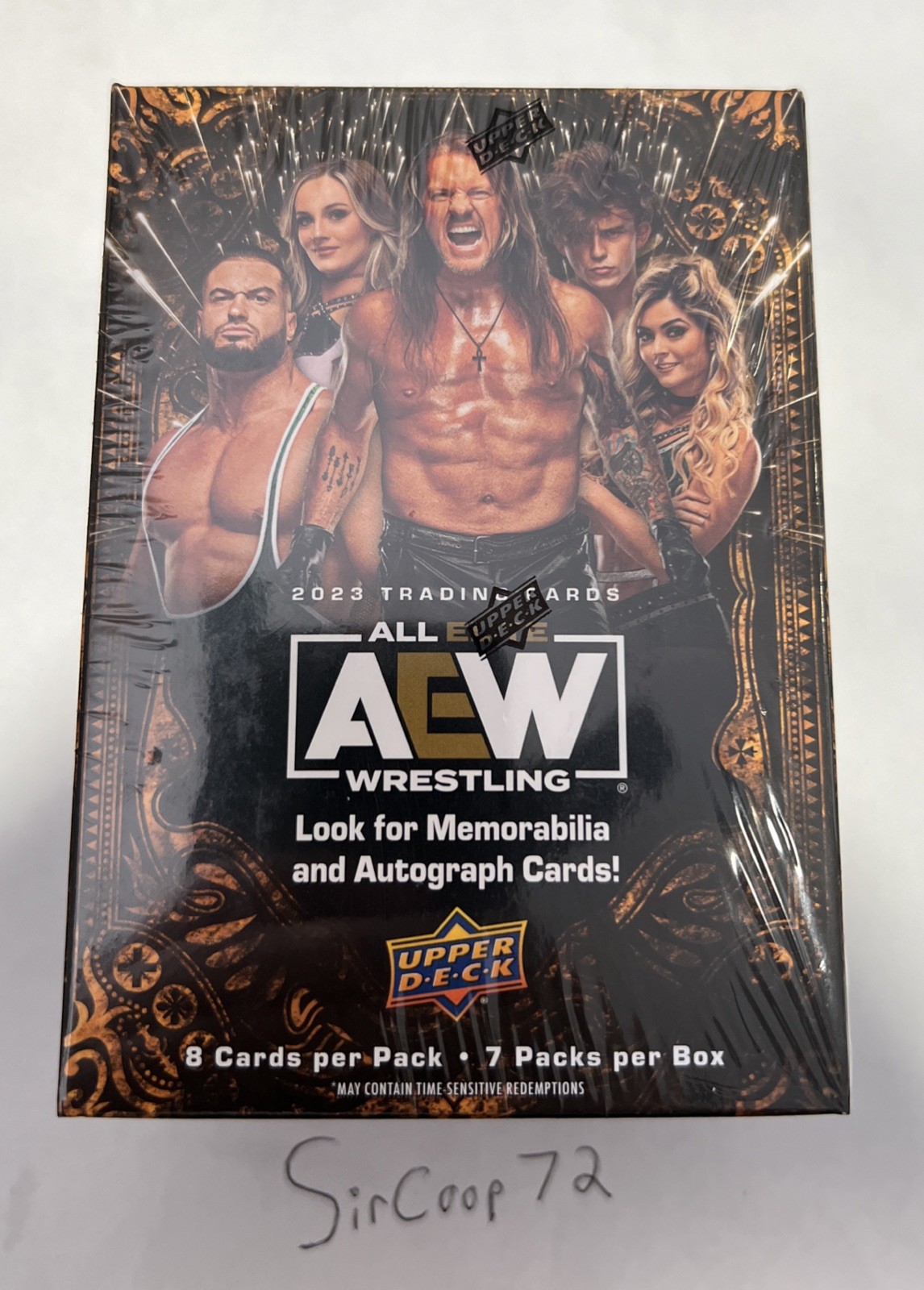 AEW 2023 Upper Deck Wrestling Sealed Blaster Box Trading Cards