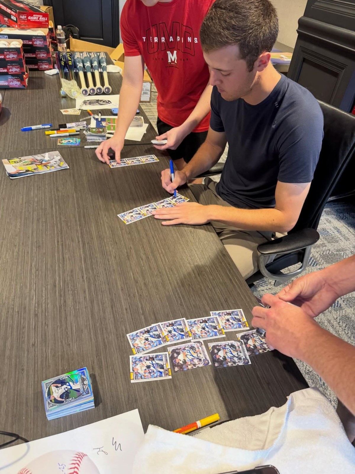 Jacob Misiorowski Autographed 2022 Bowman Draft Chrome REFRACTOR BDC132 Rookie