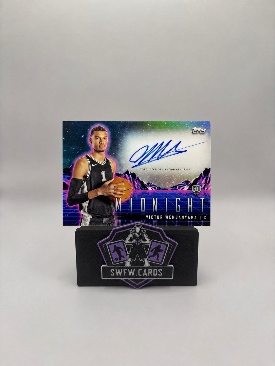 2024 Topps Midnight Victor We mbanyama Rc Horizon Signatures Auto Chase⏳✅🔥
