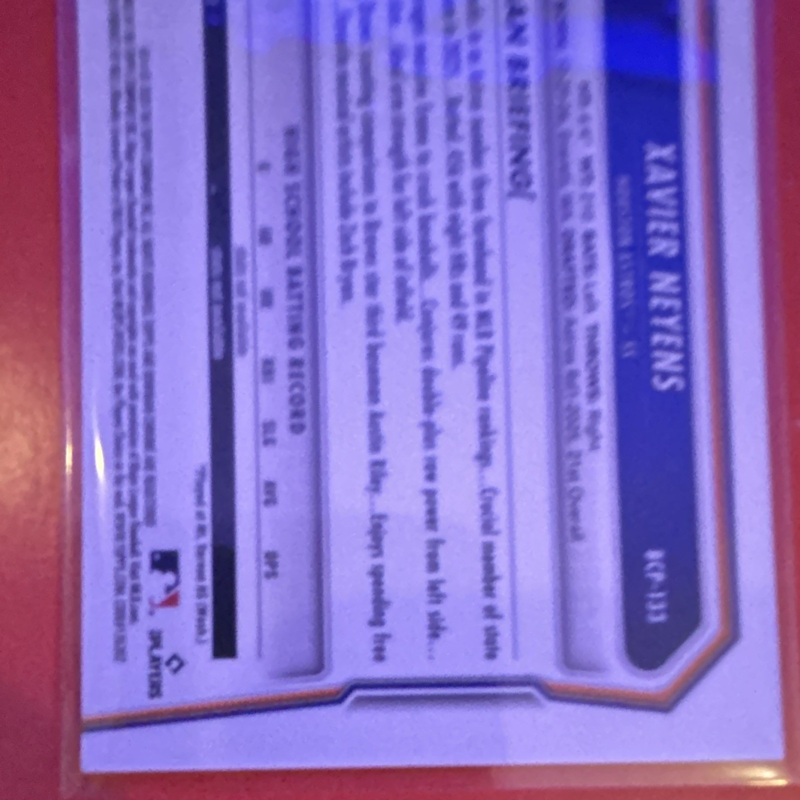 Xavier Neyens 2025 Bowman Draft Chrome Bowmanfractor #BDC-2 /35 Astros. 31/35
