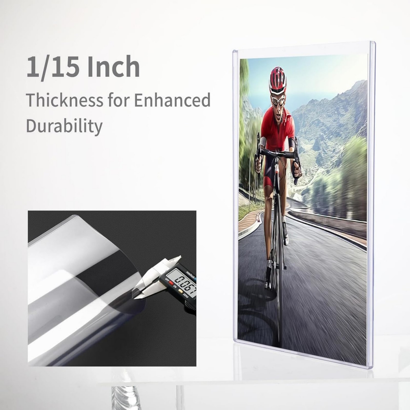 Print Case Clear Hard Plastic TopLoad Sleeves 8.5×11″ 10-100 Pcs Document Holder