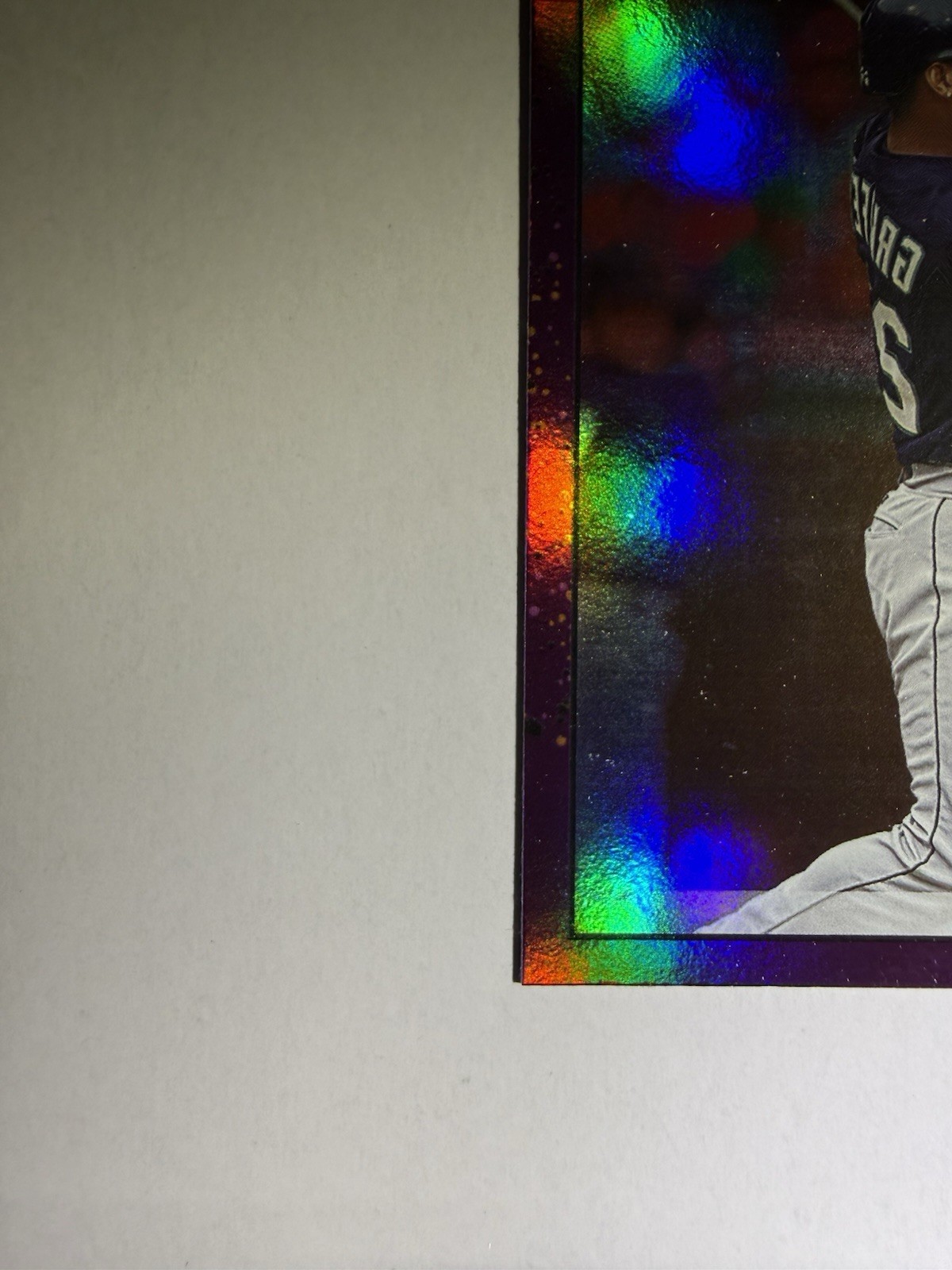2023 Panini Donruss – Retro 1990 Variation Ken Griffey Jr #260 Holo Purple HOF