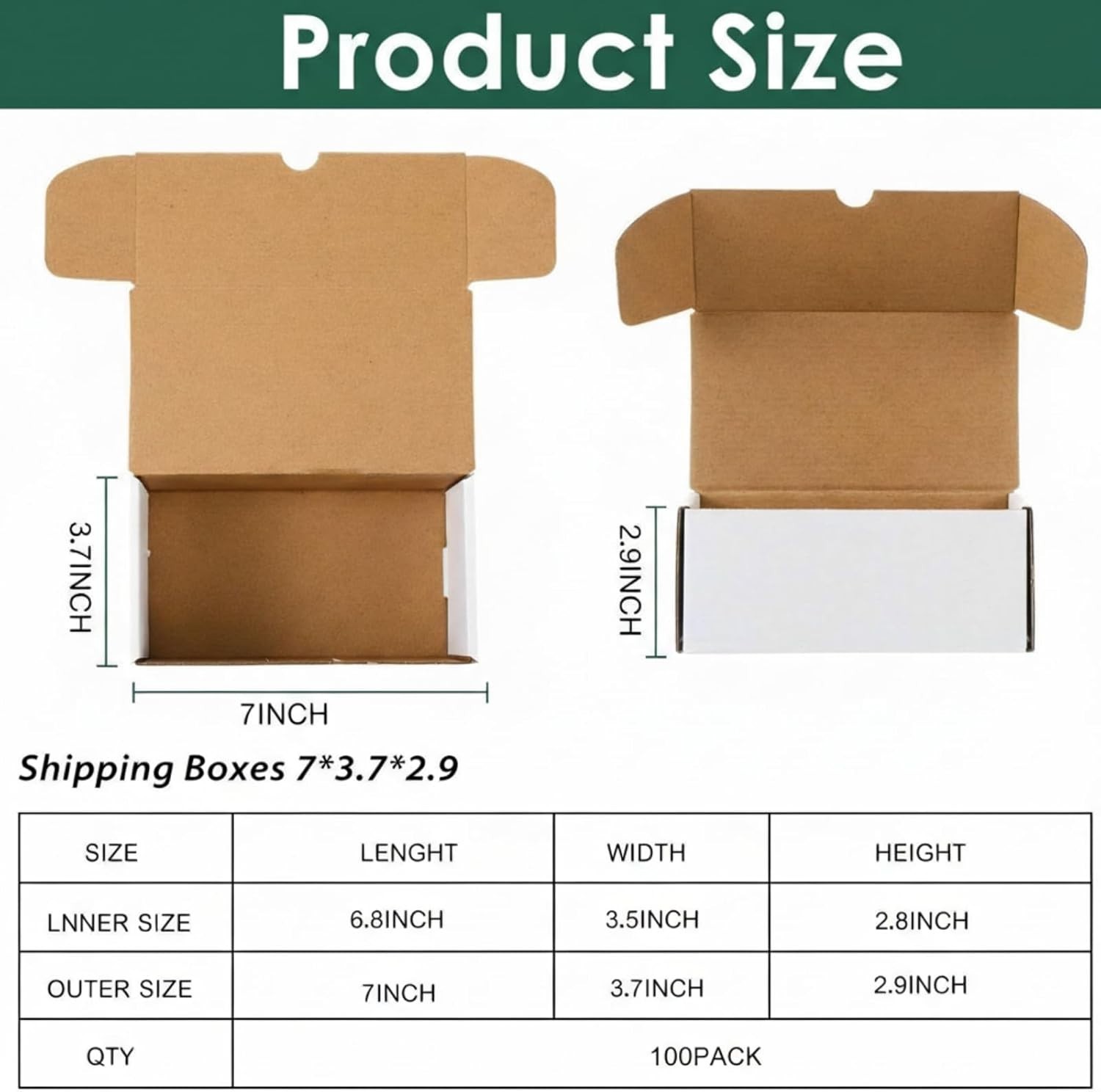 100 Pack 400-Count Trading Card Storage Boxes White Cardboard Holders