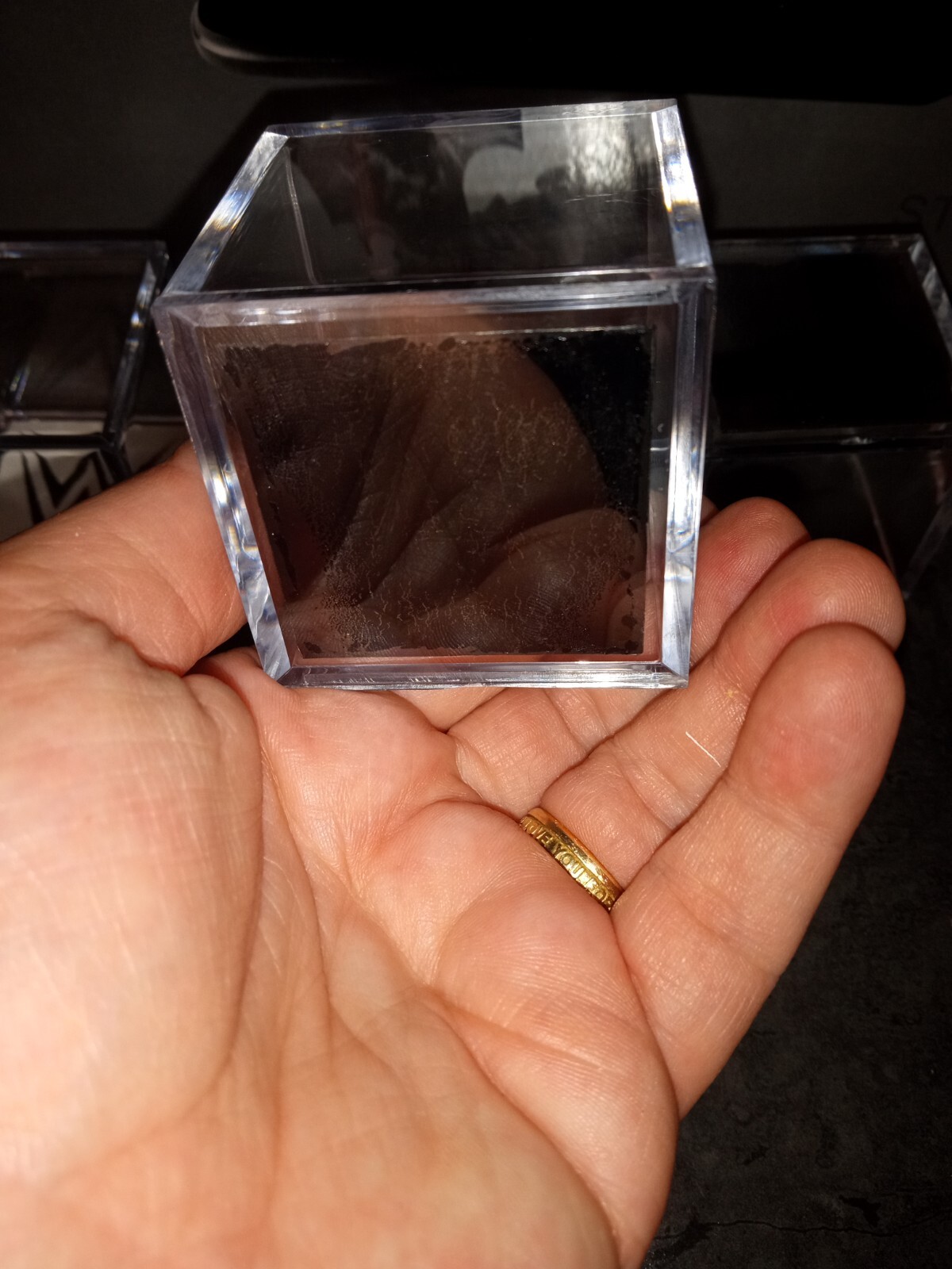 (ONE) WWE Custom HOF Fan Ring Display Case With Stand [Multiple Stands Available