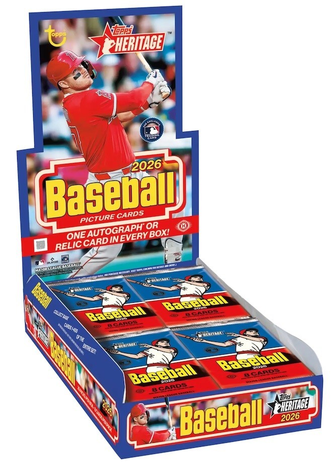 2026 Topps Heritage Baseball Singles – Complete your set – Free Shipping!