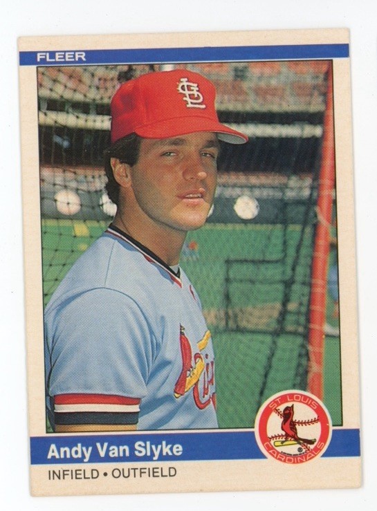 1984 Fleer Andy Van Slyke RC NM-MT