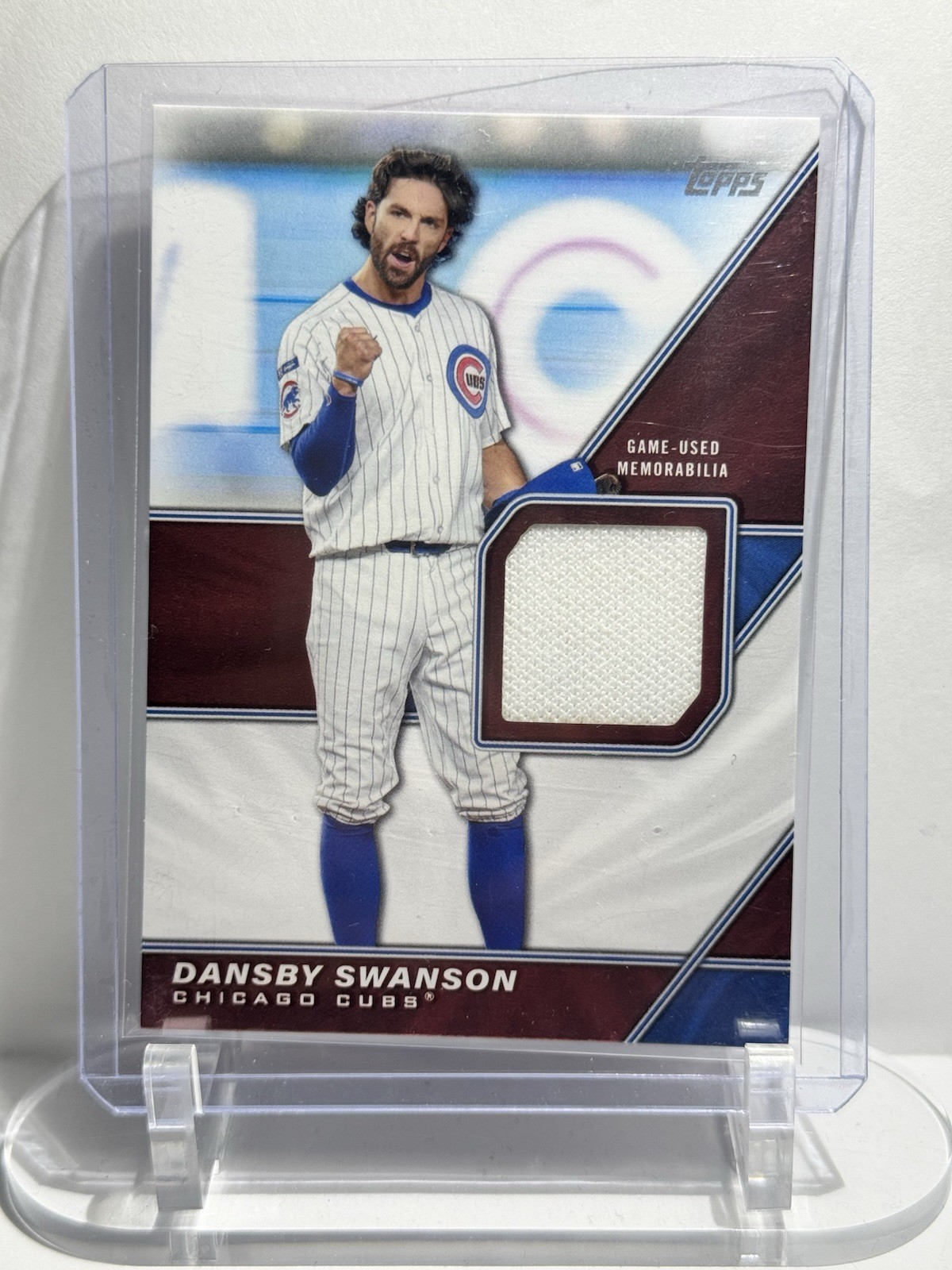Topps 2026 Series 1 Dansby Swanson Chicago Cubs Major League Material #MLM-DS