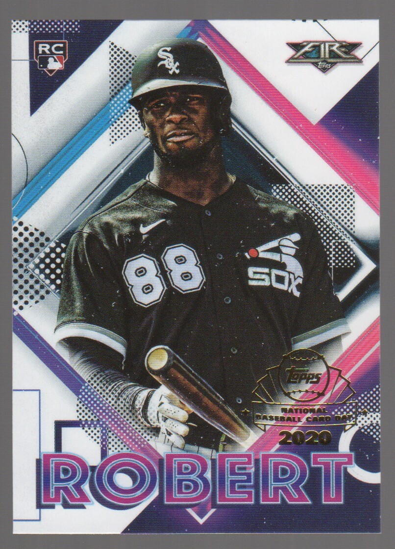 2020 Topps Fire Preview MLB LUIS ROBERT Rookie Card RC #FP-4 WHITE SOX