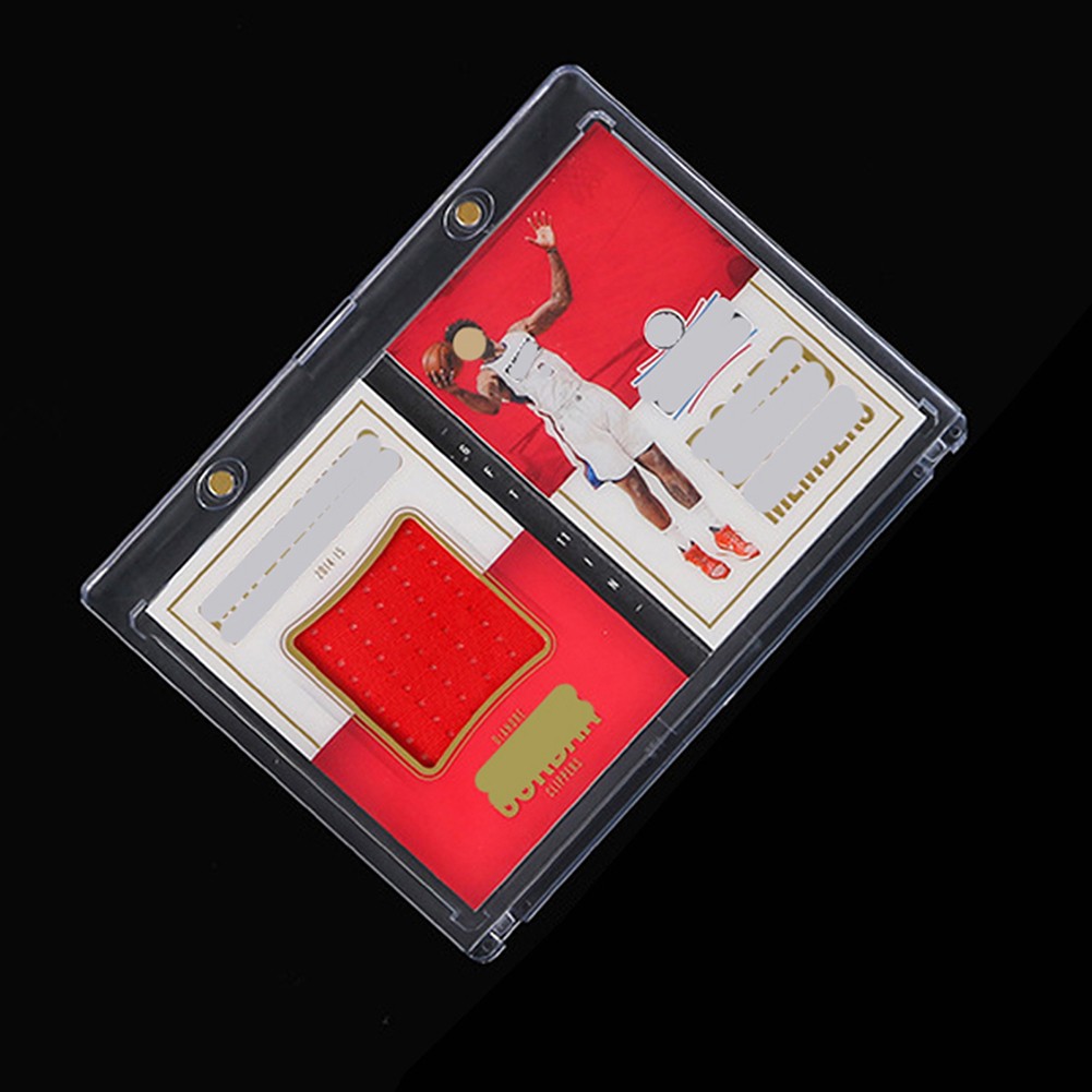 Acrylic Magnetic Vertical Double Booklet 175PT Card Storage UV Protection Holder