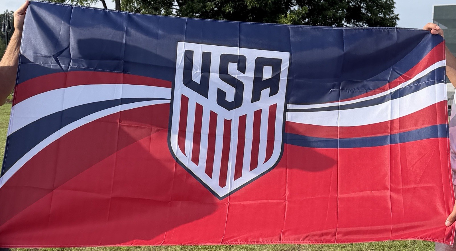 USMNT USA Soccer Fan Bundle 3×5 Flag + 2 Supporter Scarves Game Day Decor