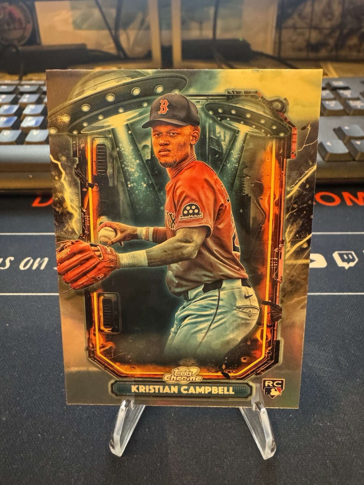 2025 Topps Cosmic Chrome – Extraterrestrial Talent Kristian Campbell #ET-33 (RC)