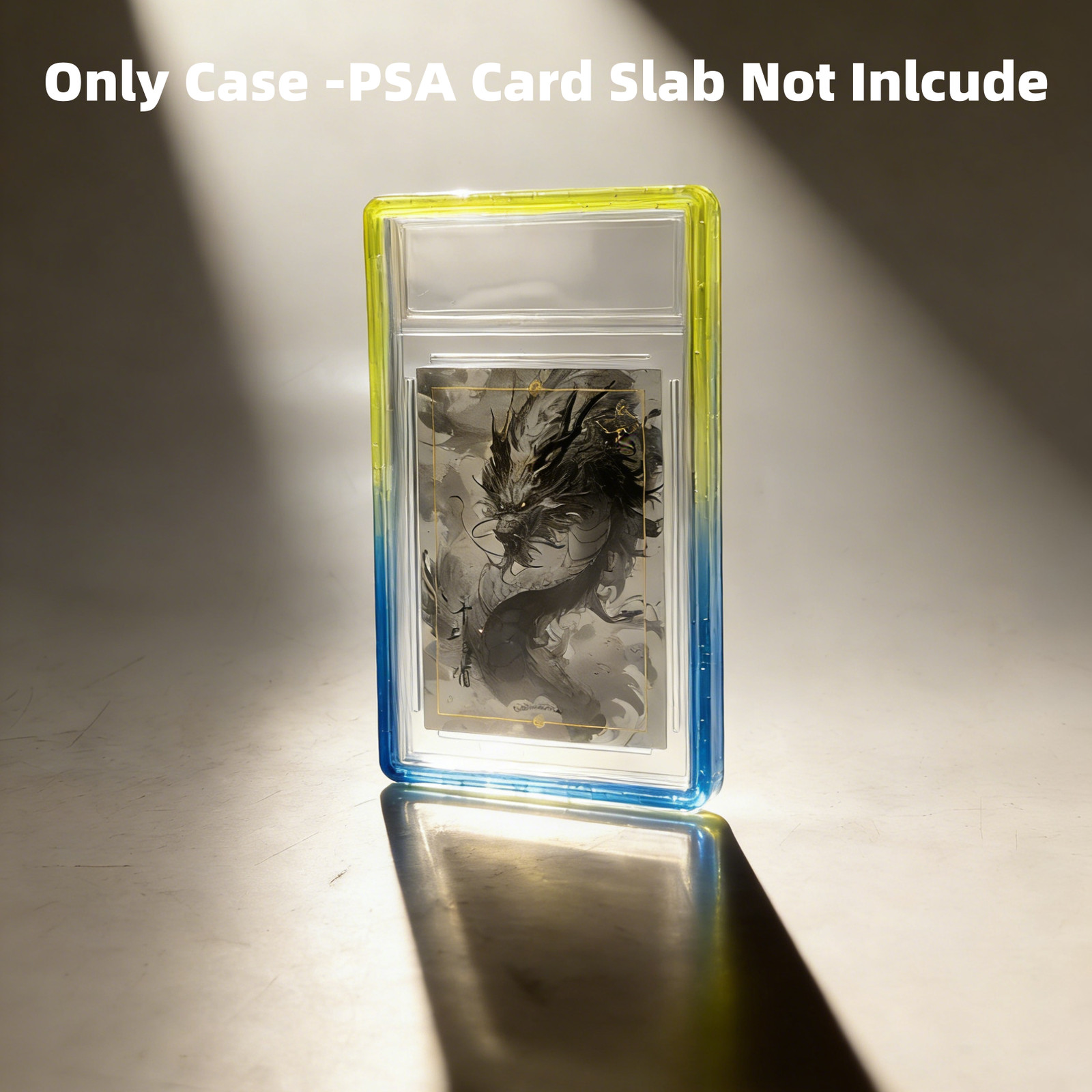 1/5/10pcs Gradient Bumper Guard Case for 35PT PSA Graded Card Slab W/ Back Panel