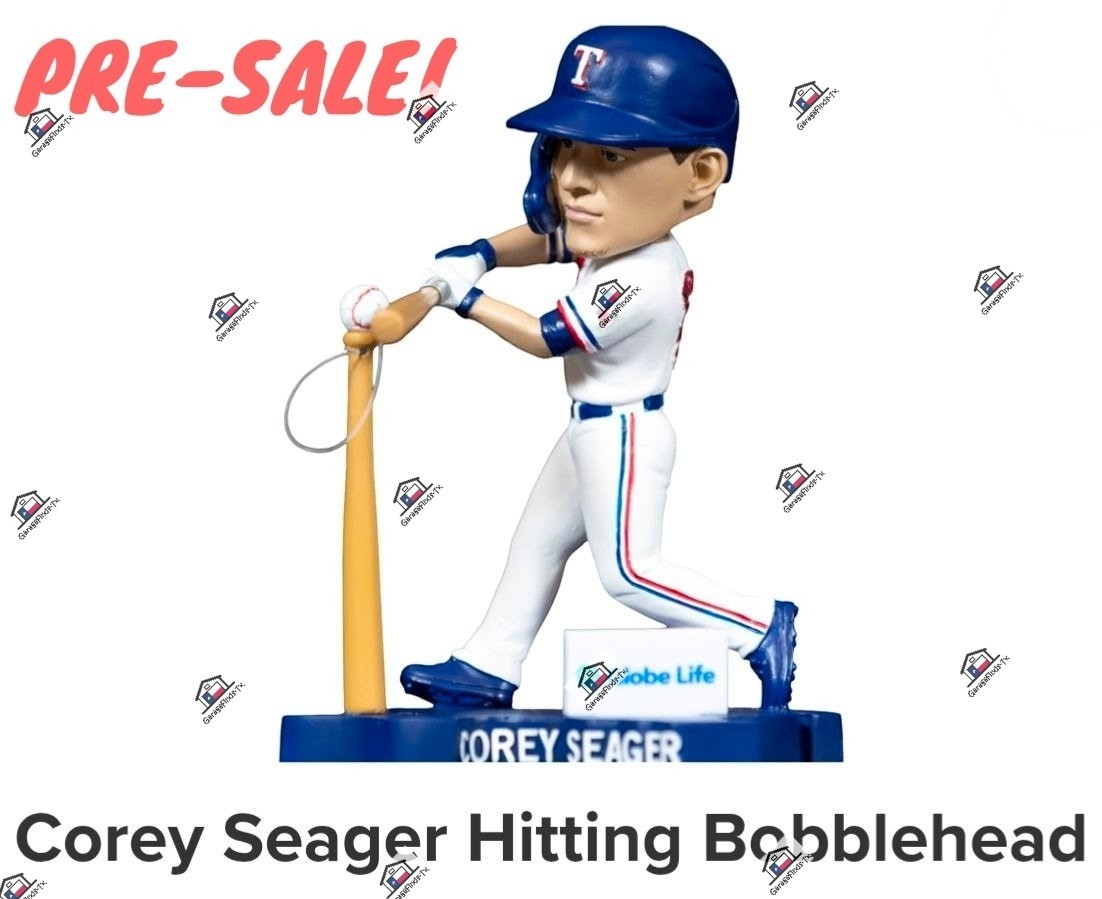 Texas Rangers Corey Seager Hitting Bobblehead Presale SGA 7-2-26