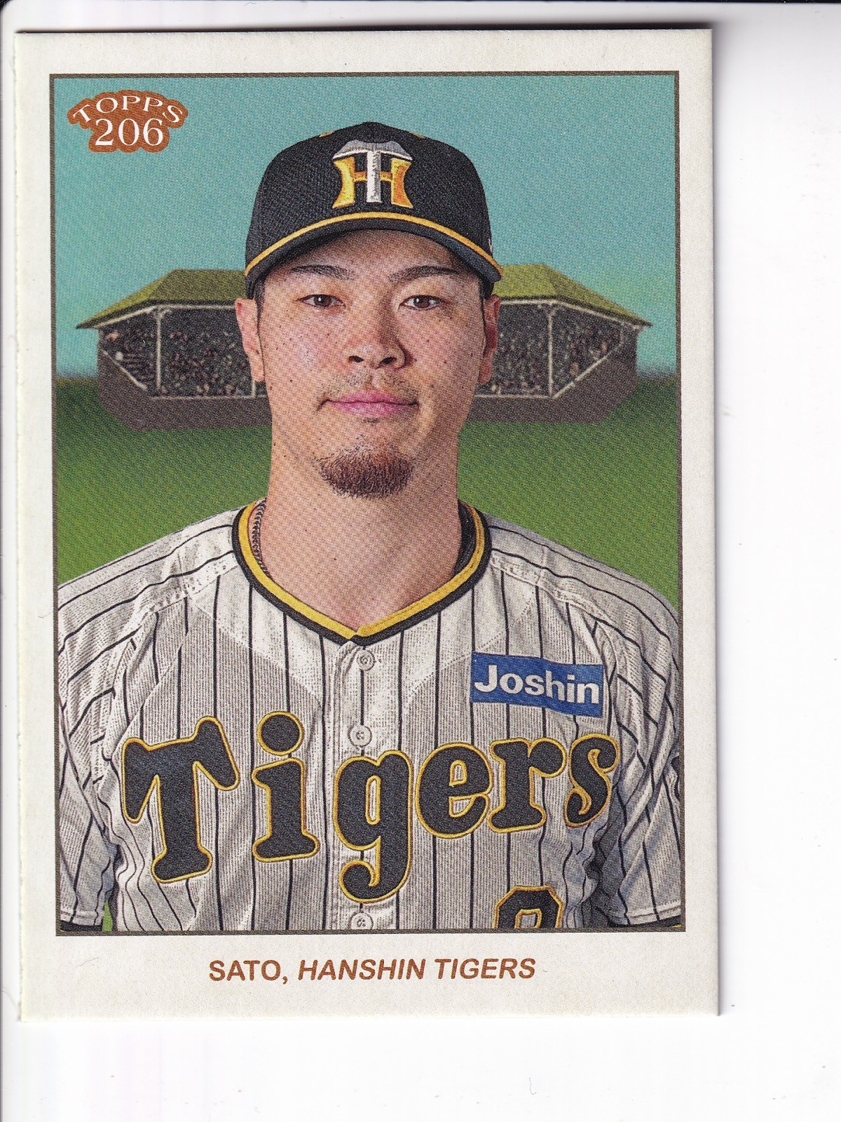 Teruaki Sato 2024 Topps 206 NPB Hanshin Tigers #72 QTY USA SELLER