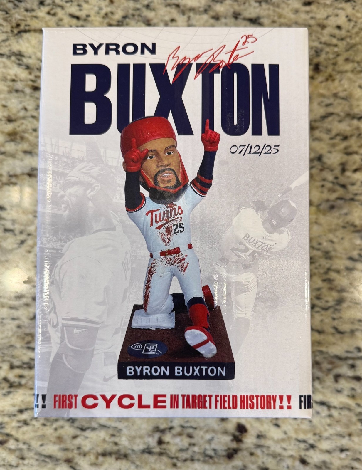 Byron Buxton 2026 Cycle SGA Bobblehead Minnesota Twins 6/27/26