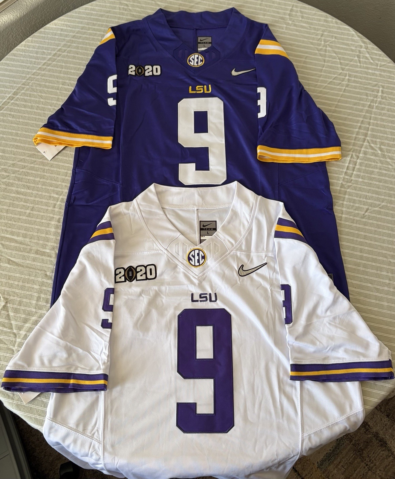 Joe Burrow LSU Tigers 2020 National Championship Jersey! SHIPS SAME DAY!