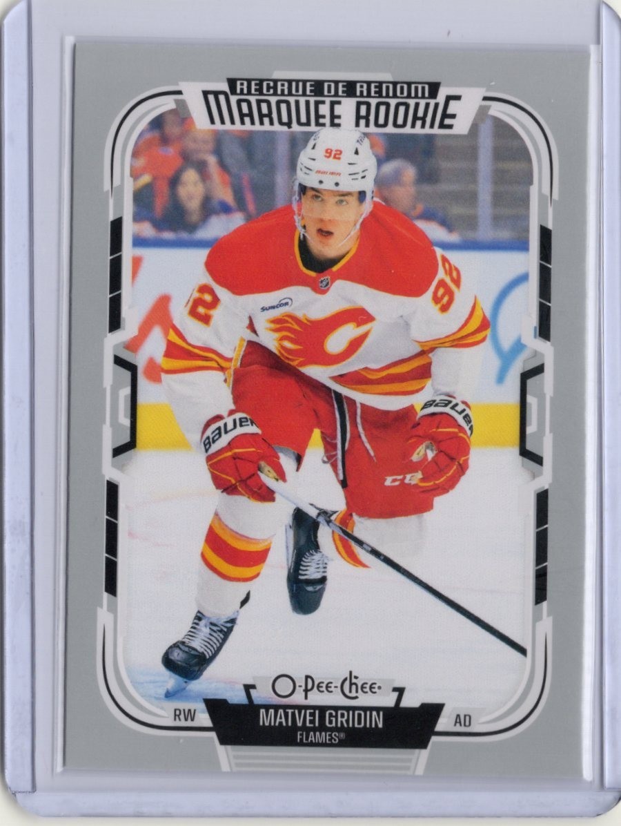 2025-26 O-Pee-Chee Matvei Gridin – Calgary Flames #582 Marquee Rookie Fire Sale!