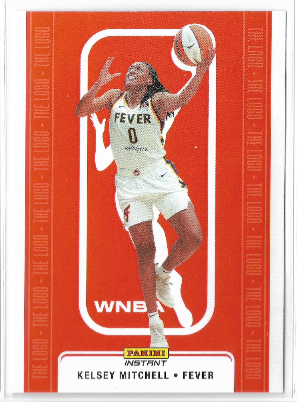2024-25 Panini Instant WNBA The Logo #TL-13 Kelsey Mitchell Indiana Fever #/2832